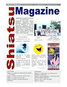 Shiatsu Magazine Octubre 2012