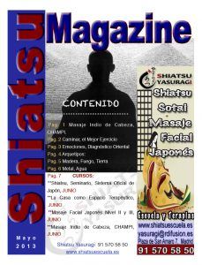 Shiatsu Magazine Mayo 2013
