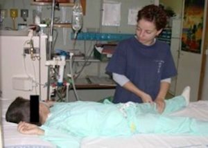 Shiatsu Voluntarios Medio Millon de Horas, Hospital de la Paz Unidad de Hemodialisis Pediatrica