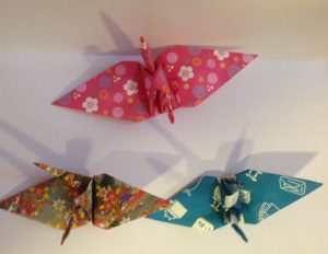 Mil Grullas por la Paz Origami