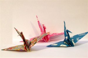 Mil Grullas por la Paz Origami